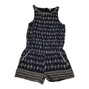 Joie Medium Navy Blue Sleeveless Romper